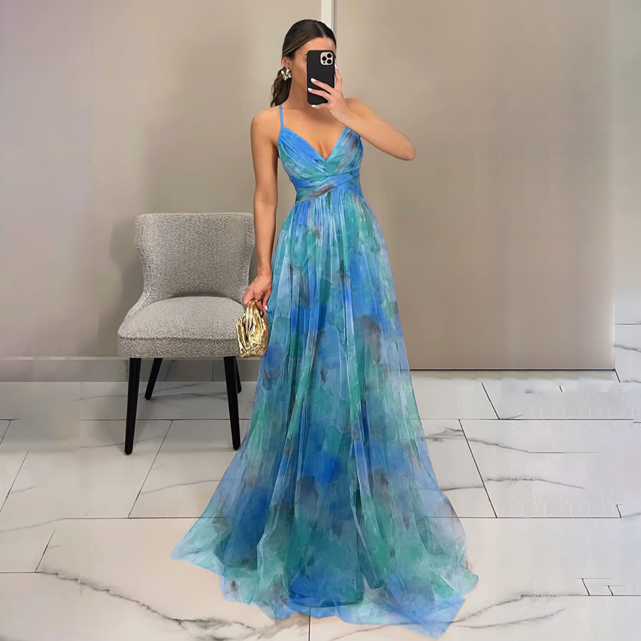 Valentina™ | Floral mesh dress
