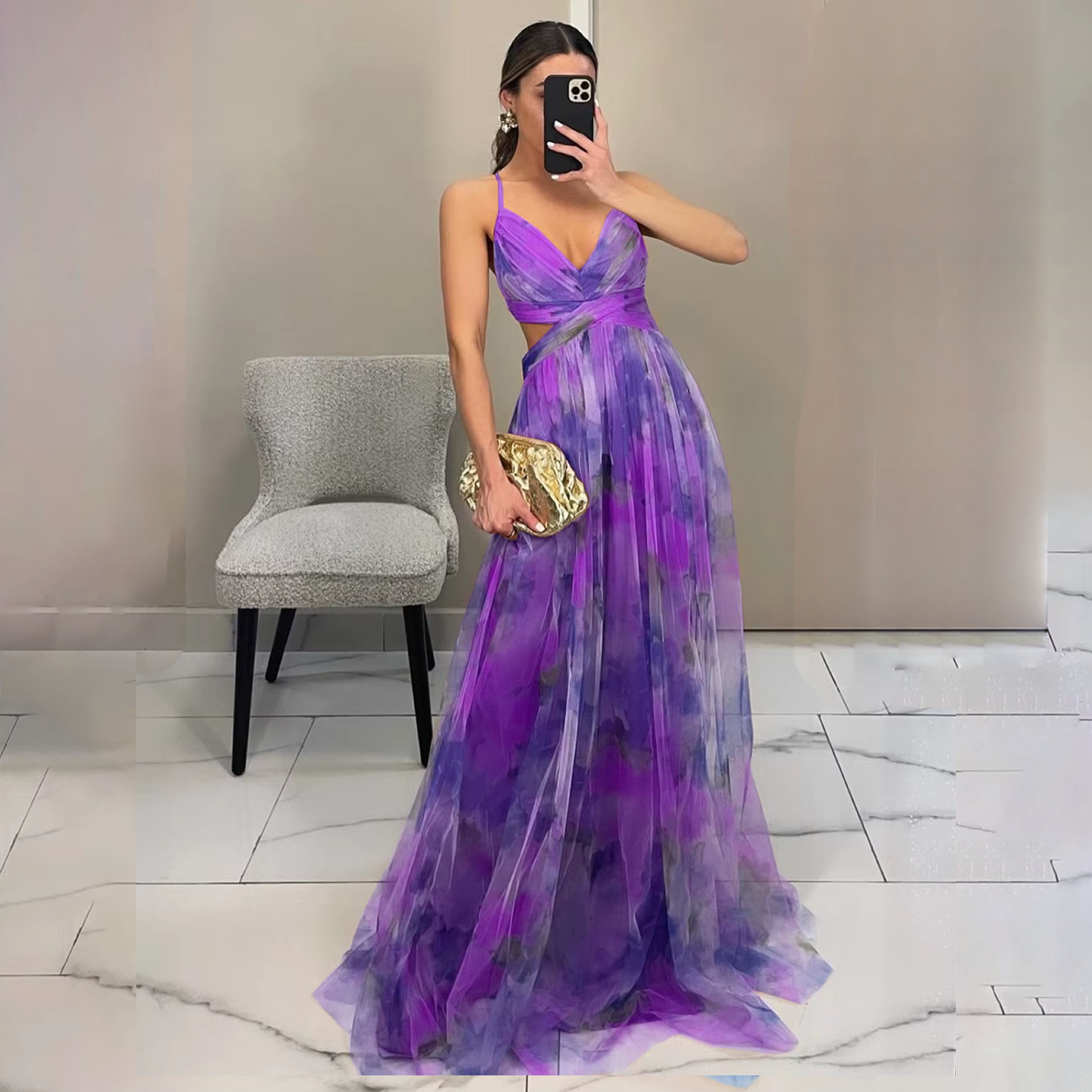 Valentina™ | Floral mesh dress